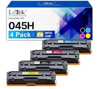 LxTek Tóner 045H compatible con Canon CRG-045H 045 para impresora i-SENSYS MF655cdw MF633cdw USB (4 unidades)