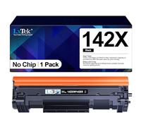 LxTek Tóner 142X 142A W1420X W1420A Compatible Negro para HP 142A 142X para HP Laserjet MFP M140w Tóner para HP Laserjet M110w M110w M110 M139w M139 M140w M140 (sin Chip, Negro, 2000 páginas) E
