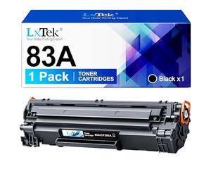 LxTek Tóner 83A Compatible con HP LaserJet Pro MFP M127fw, M125nw, M127fn, M225dw, M125a, M201dw, M201n, M225dn, M127fp (1 Negro)