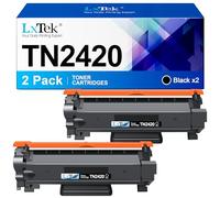 LxTek Toner TN2420 TN 2410 Compatible para Brother TN-2420 TN 2420 TN-2410 para Brother MFC-L2710DW MFC-L2710DN HL-L2350DW DCP-L2530DW L2510D MFC-L2730DW MFC-L2750DW HL-L-L2530DW 2310D HL-L2375DW (2