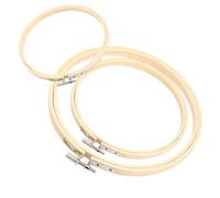 Lxtness Bastidores para Bordar, Marcos de Punto de Cruz Ajustables, Marco de Bordado Hecho a Mano, Herramientas de Bordado, Aros de Bordado de Bambú, Bastidor de Bordado Redondo Para DIY Hecho a Mano