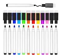 Lxtness Rotuladores Pizarra Blanca Magnetica 12 Pcs, Marcadores Magicos