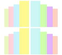 LXUEJIE 16 tiras de lectura guiada, marcadores de colores, reglas de seguimiento de lectura, tiras de resaltado, líneas de lectura para dislexia TDAH para reducir el estrés visual