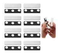 LXUEJIE 8 pares de cierres magnéticos para cortinas opacas, accesorios para persianas de ventana con imanes adhesivos para cortinas opacas