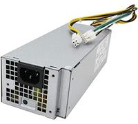 LXun L240ES-00 H240ES-02 B240AM-02 Fuente de alimentación de 240 W compatible con Dell OptiPlex 3050 5050 7050 Mini Tower J61WF DK87P F484X DW3M7 HT04K (6 pines + conector de 4 pines)