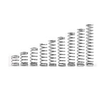 LXURY 10-20 unids/Lote 0,6mm Resorte de compresión pequeño de Acero Inoxidable OD 4mm/5mm/6mm/7mm/8mm/10mm/12mm Longitud 10mm a 50mm(25mm,11mm 10pcs)