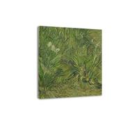LXURY Cuadro Impressionis Jardín con mariposas de Vincent van Gogh Famoso Arte de Pared gi impresión en lienzo Obra de Arte Moderna para Sala de Estar 50x60cm Enmarcada