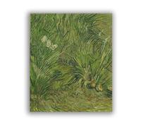 LXURY Cuadro Impressionis Jardín con mariposas de Vincent van Gogh Famoso Arte de Pared gi impresión en lienzo Obra de Arte Moderna para Sala de Estar 40x48cm Sin Marco