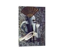 LXURY Cuadro sobre Lienzo-Famosas Arte Pinturas con Marco de Madera-Reproducciones Impresión en Lienzo-Lienzos Decorativos Hogar Modernos-Ruiseñor 60x90cm24x35inch Enmarcado