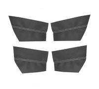 LXURY Juego de 4 Fundas de Cuero para reposabrazos de Puerta, Estilo Coche, Panel de reposabrazos, Adhesivo embellecedor, Compatible con Accesorios para VW Jetta 2019