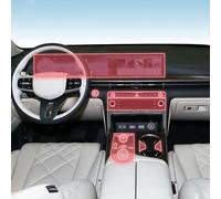 LXURY Protector de Pantalla de navegación y Panel de la Caja de Cambios Interior del Coche, película Protectora de TPU Transparente, Compatible con Genesis GV80 24-2025.