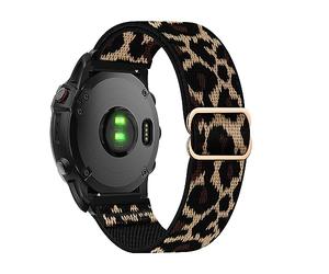 LXURY Pulsera elástica para Garmin Fenix 7S/7S Solar/7S Sapphire Solar Armband Dehnbar Nylon Stoff Band Herren/Damen Verstellbar Sport Ersatzarmband Kompatibel mit Garmin Fenix 7S Uhrenarmband (P)