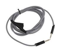 LXWalibrex Cable de extensión trenzado de repuesto para auriculares Astro A10, A40 y A40TR; cable de extensión para auriculares gaming con control de volumen, conector chapado en oro de 3,5
