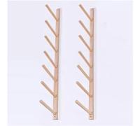 LXWKAI Soporte para esterilla de yoga, soporte para esterilla de yoga, estante de madera para montar en la pared, rodillo de espuma/tapete de ejercicio, soporte de exhibición para clase de fitness