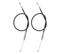 Lxwraptorial 2 Piezas de Cable de Acelerador y Cambio 61N 26311 00, Cable de Acelerador de Acero Inoxidable para Motor Fuera de borda, Compatible con Motores de 2 Tiempos de 25 y 30,