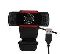 Lxwraptorial Cámara Web HD para conferencias con USB y micrófono Integrado, cámara HD de 0,3 MP para Ordenador de Escritorio y portátil, cámara para videollamadas a 30 fps con Enfoque Manual y