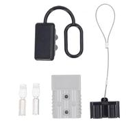 Lxwraptorial Conector rápido para baterías de 175 A y 600 V, Accesorio de alimentación Modular con Cubierta de Silicona, Terminal de Cobre Chapado en Plata para cabrestante de Remolque y Motor