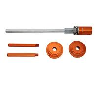 Lxwraptorial Herramienta de prensado para el pedalier de aleación de aluminio, prensa para la dirección de bicicleta - herramienta de inserción, kit de instalación del pedalier con componentes