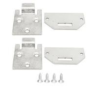 Lxwraptorial Juego de Placa Inferior para la bisagra del Asiento del Carrito de, Repuesto para EZ-GO TXT Medalist de 1995 y posteriores, Kit de bisagras de Aluminio con números de Pieza