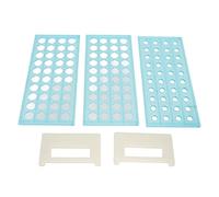 Lxwraptorial Soporte para botellas con 40 ranuras y rodillo, organizador acrílico para exhibir lápices labiales, soporte vertical para botellas de aceites esenciales con instalación sencilla,