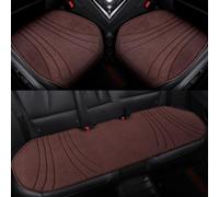 LXWUVIDD Cojin Asiento Coche para Alfa Romeo 159 Sportwagon (939B) 159 Sportwagon Q4 1995-2024, Cojines Asiento Coche Impermeables Lavable Cómodo Accesorios para Auto,Coffee