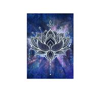 LXWWW Decoración de Arte Moderno para el hogar, póster de Lienzo de Mandala, Pinturas de Pared Impresas en Lienzo, Pintura de Arte de Pared 50x70cm sin Marco