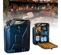 Lxwyq Mini Bar Gabinete Jar Set, Personalizado Keg Gabinete Gas Tanque Bar con PVC + Madera, Whisky Bar Adecuado para el Hombre, Papá, Marido, Novio, Regalo