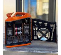 Lxwyq Mini Whisky Bar, Gabinete Gas Can Bar, Personalizado Pequeño Bar 49 * 33 * 14cm para Hombre, Papá, Marido, Novio, Jefe,Navidad,Año Nuevo, Gabinete Keg Personalizado