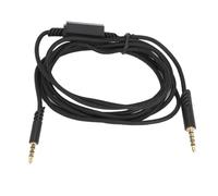 Lxwythozoan Cable de audio de repuesto para el auricular gaming ASTRO A10, A40 y A40 TR; cable trenzado de 2 m TRRRS a TRRS para auriculares, con interruptor de silencio del micrófono (Negra)