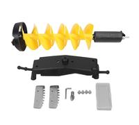 Lxwythozoan Ice Auger Electric for Ice Fishing, Nylon Corless Drill with Positioning Locator, 8 - Inch Diameter bit, Lightweight 28 - Inch Ice Drill for Winter Anglers