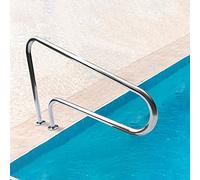 LXX Barandilla de Escalera de Piscina, Pasamanos de Piscina A Prueba De Óxido con Juego Completo de Accesorios, Barandillas de Seguridad de Acero Inoxidable para Piscinas De Tierra, Fácil Montaje