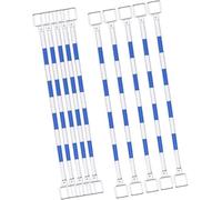 LXXW Barra de Conos de tráfico 10 postes de extensión for conos de tráfico, poste de conexión retráctil for conos de seguridad vial. Conectores de Cono(Blu)