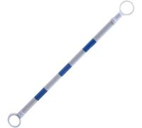 LXXW Barra de Conos de tráfico Poste de conexión de cono de tráfico, control de multitudes temporal portátil, poste de advertencia telescópico reflectante Conectores de Cono(Blu)