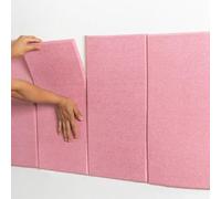 LXYAYY Acolchado de pared anticolisión para niños, paneles de acolchado de pared anticolisión, acolchado de pared para sala de juegos de niños, adecuado para dormitorio, jardín de infantes (rosa, 30 x