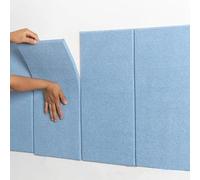 LXYAYY Acolchado de pared anticolisión para niños, paneles de acolchado de pared anticolisión, acolchado de pared para sala de juegos de niños, adecuado para dormitorio, jardín de infantes (azul, 30 x
