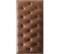 LXYAYY Acolchado de pared, cabecero resistente a los golpes con amortiguación suave, paneles de pared 3D para mesita de noche o zona de estudio (marrón, 70 x 35 cm)