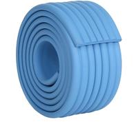 LXYAYY Acolchado de pared para despegar y pegar, acolchado 3D antipared con superficie duradera, acolchado de pared para niños para sala de juegos o aula (azul, 20 x 200 cm)