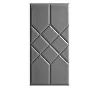 LXYAYY Cojín de pared, acolchado de pared para dormitorio, suave y cómodo, acolchado de pared anticolisión para niños, adecuado para dormitorios (gris, 30 x 60 cm)