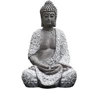 LXYAYY Estatua de Buda zen impermeable para jardín, escultura meditativa decorativa, figura de Buda Sakyamuni orando sentado, 19.7 pulgadas (tamaño: 15.7 pulgadas)