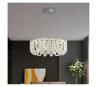 LXYAYY Lámpara Colgante de Cristal Minimalista Moderna para Sala de Estar, vestíbulo de Hotel, lámpara Colgante de Lujo para Comedor, Dormitorio, iluminación Moderna(50cm)