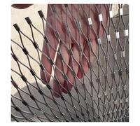 LXYAYY Red de cuerda de acero inoxidable 304 para prevención de caídas, de gran altitud, tipo X, malla de seguridad para balcón, valla de barrera de aves de corral de 10 cm / 2 mm (2 x 6 m)