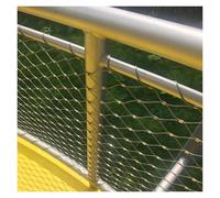 LXYAYY Red de seguridad flexible de acero inoxidable de gran altitud anticaídas para balcón, red de refuerzo de edificios de 10 cm, 1,5 mm, red de prevención de caídas (0,8 x 25 m)