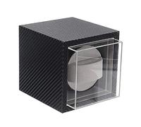 LXYST 1+0 Battery Plug-in Purpose Automatic Mute Motor Shaker Carbon Fiber Watches Box Jewelry Watch Winder