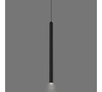 LXYST 3W Ceiling Cylindrical Lamp Retro Long Tube Chandelier Bedside Spotlight Home&Commercial Cylinder Hanging Suspension Light (Height Adjustable)/Warm Light/30Cm