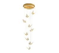 LXYST Acrylic Led Light Butterfly Shape Ceiling Chandelier Live Room Bedroom Hall Decoration Staircase Long Line Hanging Lamp,Ceiling Pendant Lighting