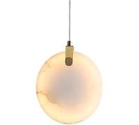 LXYST Adjustable Hanging Lighting Stone Pendant Lamp, Flying Disk Shaped Chandelier,for Living Room