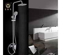 LXYST All Antique Chrome Set European Style Supercharged Shower Nozzle,All Copper Platingquality Assurance of and Classic Retro Home De