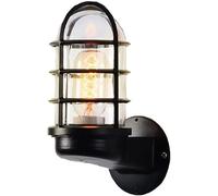 LXYST American V-intage Iron Countryside E27 Lantern Stairs Corridor Porch Lights Wall Mounted Light Warehouse Balcony, Chandelier(Onecolor)