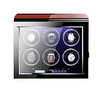 LXYST Automatic Box 6 LCD Touch Screen Display with Remote Control Adjustable Pillows Fit Lady Man Watches Watch Winder