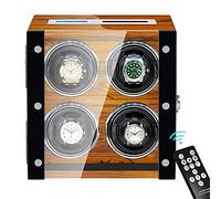 LXYST Automatic Box Extremely Silent Motor LCD Touch Screen Built-in Illumination for Men Women (2+0) Watch Winder